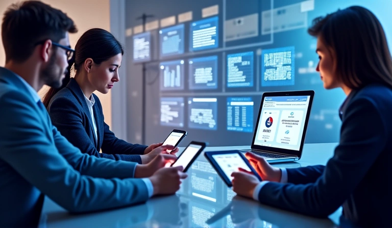 Digital banking concept